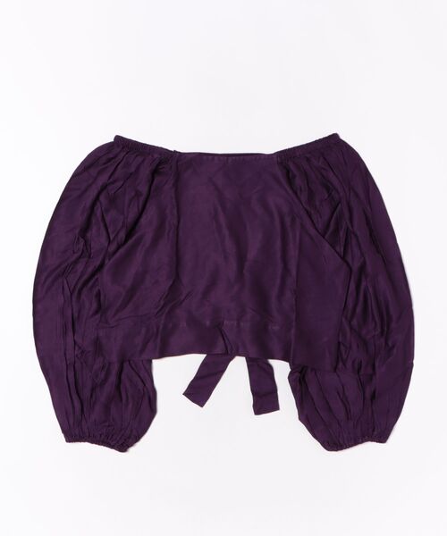 チャイハネ（チャイハネ）の「【チャイハネ】アシュビナリボントップス（その他トップス・レディース・パープル/オレンジ/グリーン・FREE）」の5枚目の写真