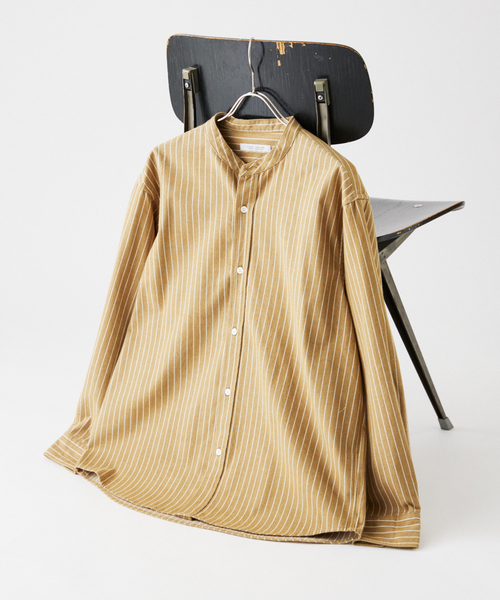 JOURNAL STANDARD(ジャーナルスタンダード)の「パターン バンド フランネル シャツ(シャツ/ブラウス・メンズ・ホワイト/ベージュ/ブラウン/グレー/グリーン・SMALL/MEDIUM/LARGE)」の5枚目の写真