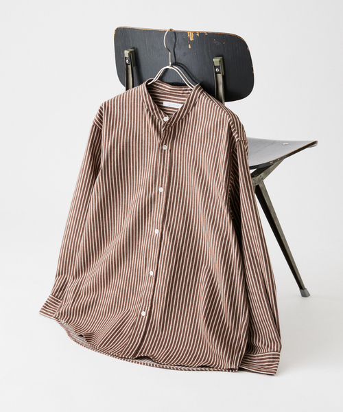 JOURNAL STANDARD(ジャーナルスタンダード)の「パターン バンド フランネル シャツ(シャツ/ブラウス・メンズ・ホワイト/ベージュ/ブラウン/グレー/グリーン・SMALL/MEDIUM/LARGE)」の4枚目の写真