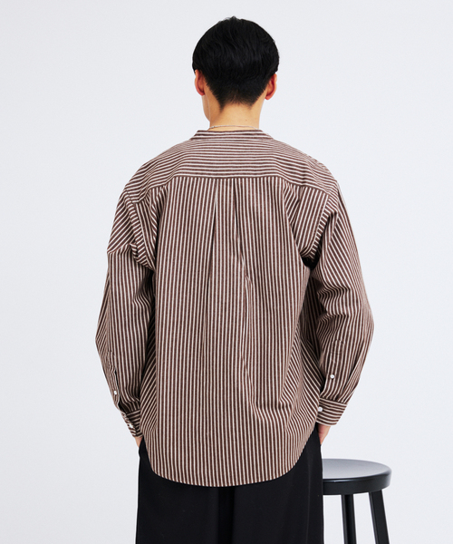 JOURNAL STANDARD(ジャーナルスタンダード)の「パターン バンド フランネル シャツ(シャツ/ブラウス・メンズ・ホワイト/ベージュ/ブラウン/グレー/グリーン・SMALL/MEDIUM/LARGE)」の10枚目の写真