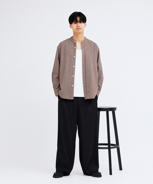 JOURNAL STANDARD(ジャーナルスタンダード)の「パターン バンド フランネル シャツ(シャツ/ブラウス・メンズ・ホワイト/ベージュ/ブラウン/グレー/グリーン・SMALL/MEDIUM/LARGE)」の11枚目の写真