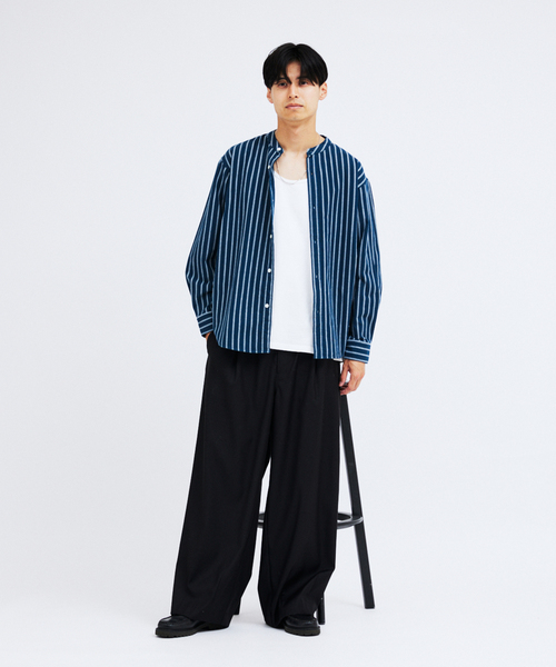 JOURNAL STANDARD(ジャーナルスタンダード)の「パターン バンド フランネル シャツ(シャツ/ブラウス・メンズ・ホワイト/ベージュ/ブラウン/グレー/グリーン・SMALL/MEDIUM/LARGE)」の21枚目の写真