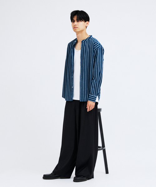 JOURNAL STANDARD(ジャーナルスタンダード)の「パターン バンド フランネル シャツ(シャツ/ブラウス・メンズ・ホワイト/ベージュ/ブラウン/グレー/グリーン・SMALL/MEDIUM/LARGE)」の22枚目の写真