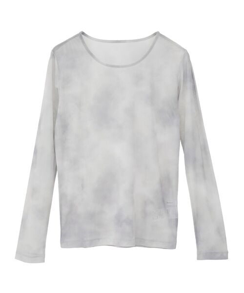 AMERICAN HOLIC（アメリカンホリック）の「ニュアンス柄プリントシアープルオーバー（Tシャツ/カットソー・レディース・グレー/パープル・L/M）」の16枚目の写真