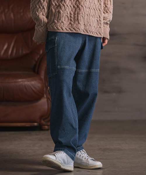 CAMBIO（カンビオ）の「mp14159- デニムカーゴパンツ(BP-BEA0064)（デニムパンツ・メンズ・ブルー/ブラック/ネイビー・S/M/L）」の17枚目の写真