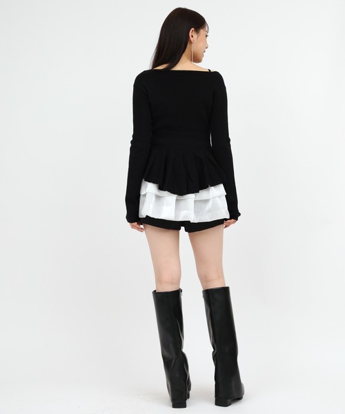 ドッキングペプラムニットアンサンブル（アンサンブル）｜ROYAL PARTY