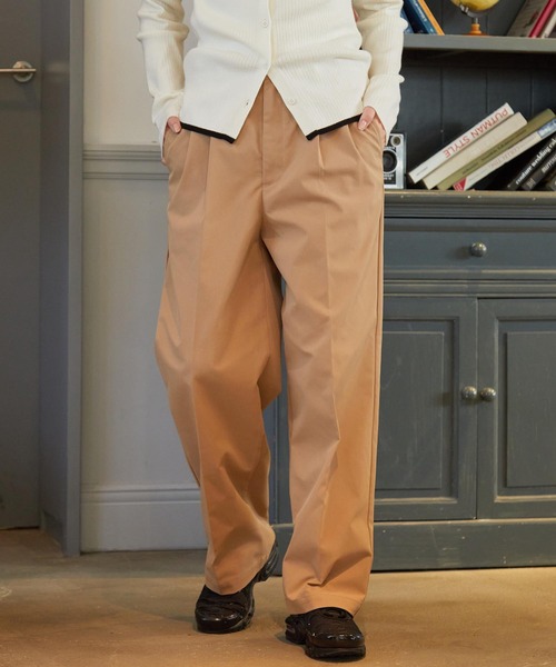 セットアップ対応】マルチファンクショナル ツータック ワイド