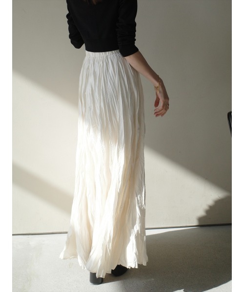 amel（エイメル）の「【RE ARRIVAL】ワッシャーボリュームロングスカート/アイボリー（スカート・レディース・アイボリー・FREE）」の15枚目の写真