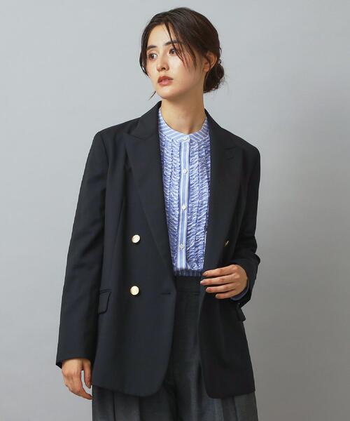 DRESSTERIOR（ドレステリア）の「ストレッチサスティナブルブレザー（テーラードジャケット・レディース・ネイビー・34/36/38）」の13枚目の写真