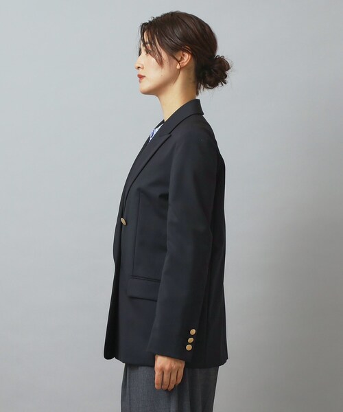 DRESSTERIOR（ドレステリア）の「ストレッチサスティナブルブレザー（テーラードジャケット・レディース・ネイビー・34/36/38）」の9枚目の写真