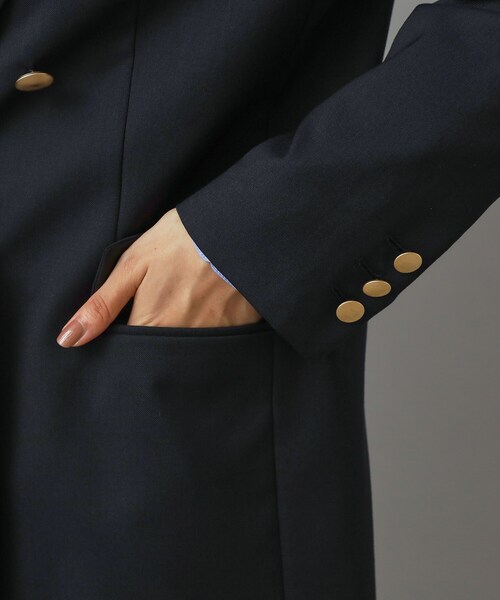 DRESSTERIOR（ドレステリア）の「ストレッチサスティナブルブレザー（テーラードジャケット・レディース・ネイビー・34/36/38）」の4枚目の写真