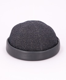 CA4LA カシラ ウールキャップ ブラック/グレー CA4LA（カシラ）の「SHEEP CAP（キャップ）」 - WEAR