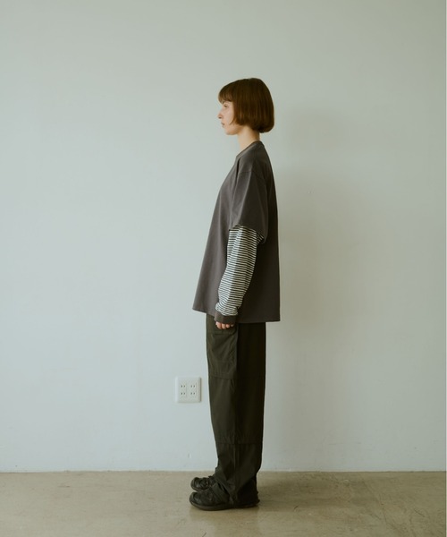 BROKEN BASE(ブロークンベース)の「Utility Nylon Pants(その他パンツ・メンズ・ライトグレー/ブラック・MEDIUM/LARGE)」の4枚目の写真