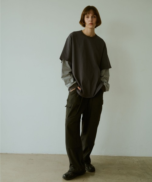 BROKEN BASE(ブロークンベース)の「Utility Nylon Pants(その他パンツ・メンズ・ライトグレー/ブラック・MEDIUM/LARGE)」の14枚目の写真