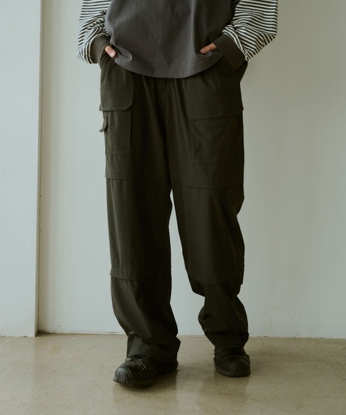 BROKEN BASE(ブロークンベース)の「Utility Nylon Pants(その他パンツ・メンズ・ライトグレー/ブラック・MEDIUM/LARGE)」の7枚目の写真