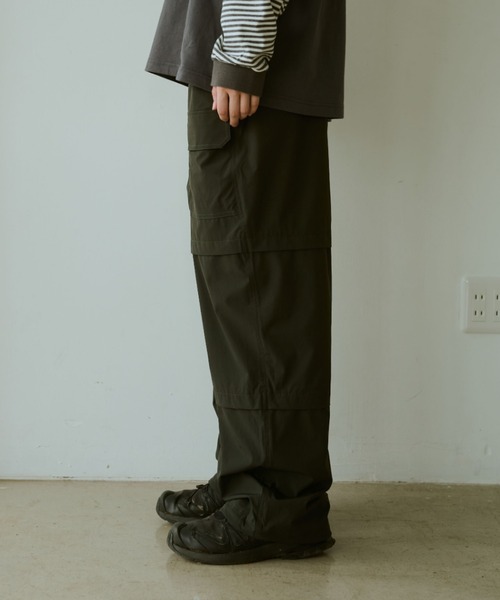 BROKEN BASE(ブロークンベース)の「Utility Nylon Pants(その他パンツ・メンズ・ライトグレー/ブラック・MEDIUM/LARGE)」の8枚目の写真