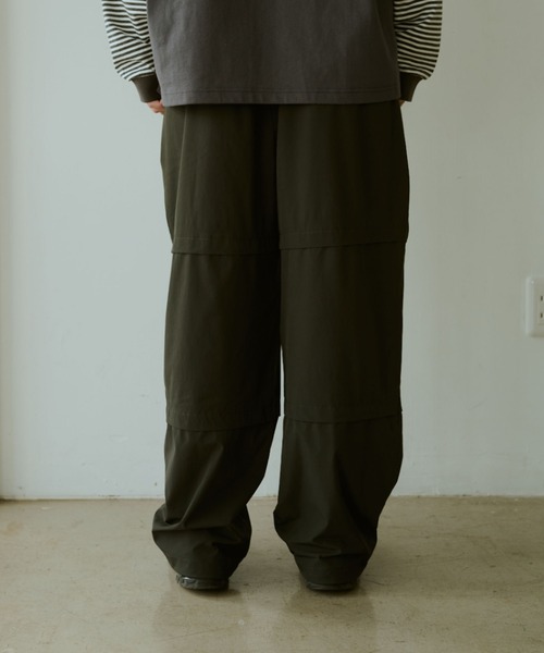 BROKEN BASE(ブロークンベース)の「Utility Nylon Pants(その他パンツ・メンズ・ライトグレー/ブラック・MEDIUM/LARGE)」の9枚目の写真