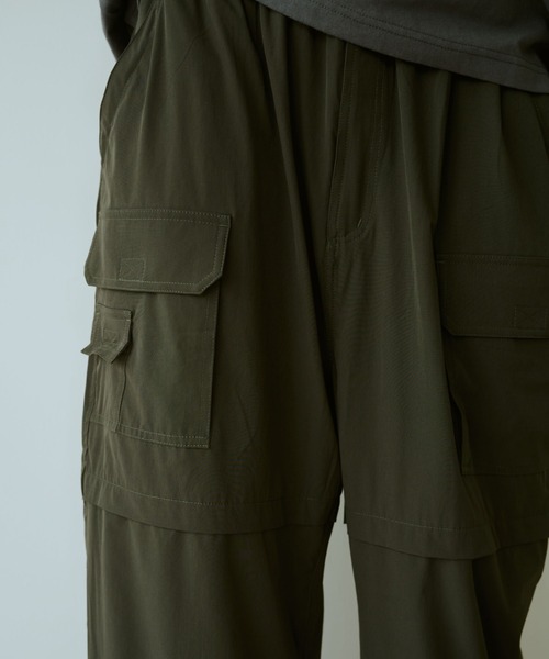 BROKEN BASE(ブロークンベース)の「Utility Nylon Pants(その他パンツ・メンズ・ライトグレー/ブラック・MEDIUM/LARGE)」の12枚目の写真