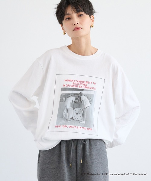 GOOD ROCK SPEED(グッドロックスピード)の「BARNYARDSTORM / 別注 【LIFE PICTURE COLLECTION 】フォトロンT(Tシャツ/カットソー・レディース・ホワイト/グレー・FREE)」の2枚目の写真