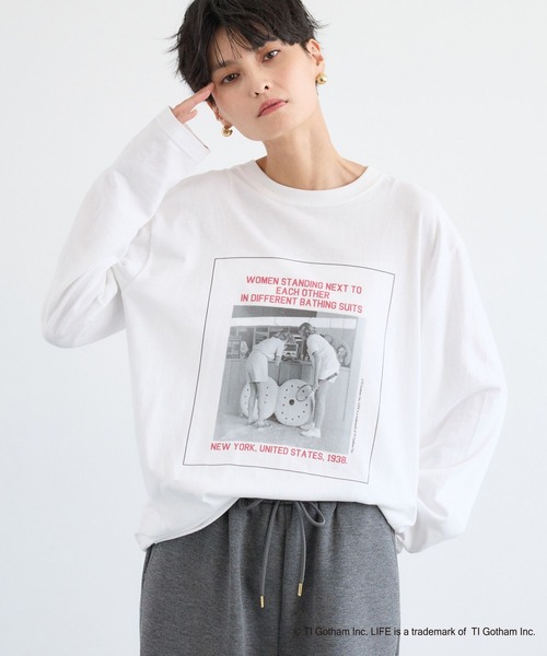 GOOD ROCK SPEED(グッドロックスピード)の「BARNYARDSTORM / 別注 【LIFE PICTURE COLLECTION 】フォトロンT(Tシャツ/カットソー・レディース・ホワイト/グレー・FREE)」の3枚目の写真