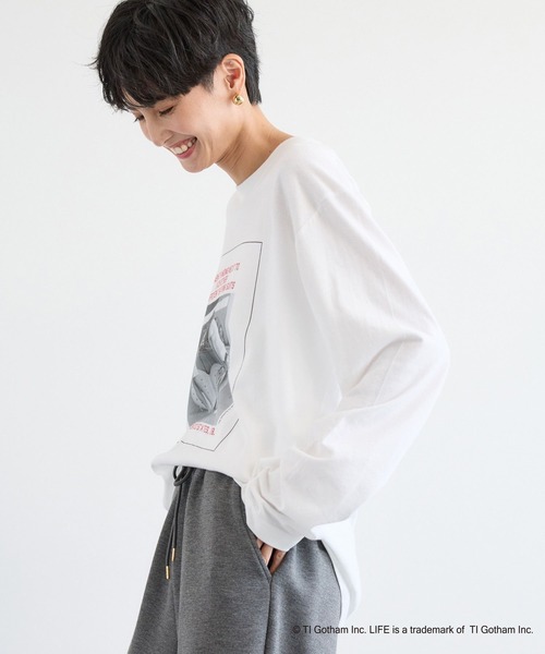 GOOD ROCK SPEED(グッドロックスピード)の「BARNYARDSTORM / 別注 【LIFE PICTURE COLLECTION 】フォトロンT(Tシャツ/カットソー・レディース・ホワイト/グレー・FREE)」の5枚目の写真