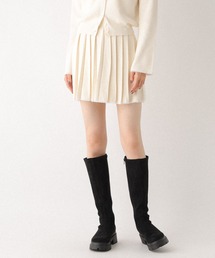 レースプリーツミニスカート　599203