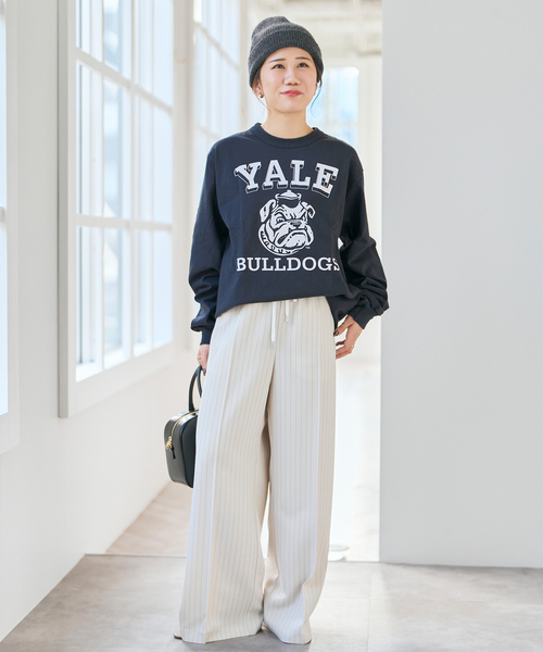 Spick & Span(スピックアンドスパン)の「Champion/チャンピオン LONG SLEEVE TSH(Tシャツ/カットソー・レディース・レッド/ネイビー・MEDIUM)」の3枚目の写真