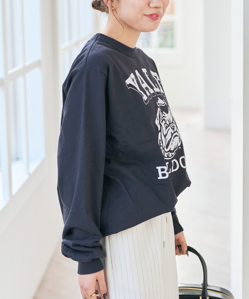 Spick & Span(スピックアンドスパン)の「Champion/チャンピオン LONG SLEEVE TSH(Tシャツ/カットソー・レディース・レッド/ネイビー・MEDIUM)」の7枚目の写真