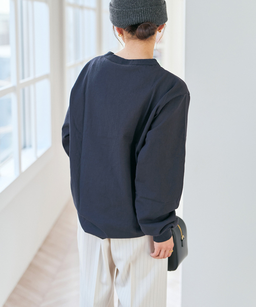 Spick & Span(スピックアンドスパン)の「Champion/チャンピオン LONG SLEEVE TSH(Tシャツ/カットソー・レディース・レッド/ネイビー・MEDIUM)」の8枚目の写真