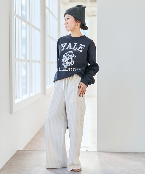 Spick & Span(スピックアンドスパン)の「Champion/チャンピオン LONG SLEEVE TSH(Tシャツ/カットソー・レディース・レッド/ネイビー・MEDIUM)」の9枚目の写真