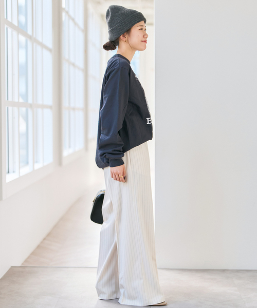 Spick & Span(スピックアンドスパン)の「Champion/チャンピオン LONG SLEEVE TSH(Tシャツ/カットソー・レディース・レッド/ネイビー・MEDIUM)」の10枚目の写真