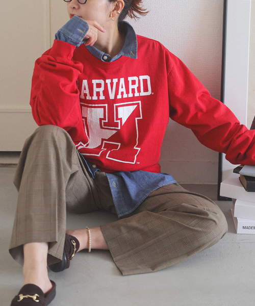 Spick & Span(スピックアンドスパン)の「Champion/チャンピオン LONG SLEEVE TSH(Tシャツ/カットソー・レディース・レッド/ネイビー・MEDIUM)」の11枚目の写真