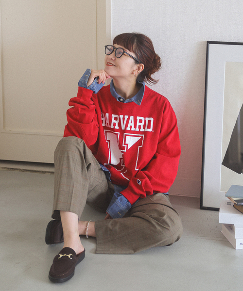 Spick & Span(スピックアンドスパン)の「Champion/チャンピオン LONG SLEEVE TSH(Tシャツ/カットソー・レディース・レッド/ネイビー・MEDIUM)」の14枚目の写真