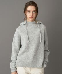 DRESSTERIOR | カシミヤブレンドフードニット(ニット/セーター)