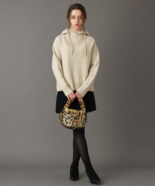 DRESSTERIOR（ドレステリア）の「カシミヤブレンドフードニット（ニット/セーター・レディース・イエロー系その他/ライトブルー/ワインレッド/ナチュラル/ライトグレー・36/34/38）」の17枚目の写真