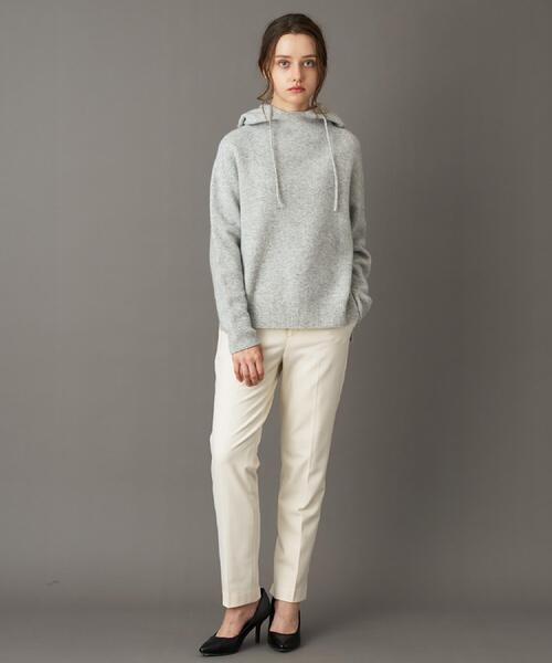 DRESSTERIOR（ドレステリア）の「カシミヤブレンドフードニット（ニット/セーター・レディース・イエロー系その他/ライトブルー/ワインレッド/ナチュラル/ライトグレー・36/34/38）」の14枚目の写真