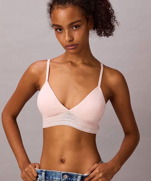 ライトリーライントライアングルブラ（ブラジャー）｜Calvin Klein