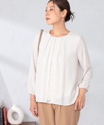 GALLORIA | 洗濯機で洗える レースタックブラウス(シャツ/ブラウス)