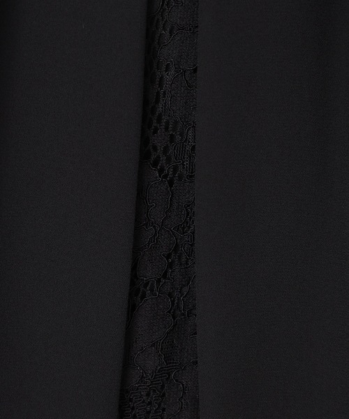 GALLORIA(ギャローリア)の「洗濯機で洗える レースタックブラウス(シャツ/ブラウス・レディース・アイボリー/ブラック・S/M/L/LL)」の4枚目の写真