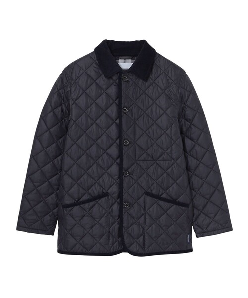 MACKINTOSH PHILOSOPHY（ﾏｯｷﾝﾄｯｼｭ ﾌｨﾛｿﾌｨｰ）の「高密度タフタ WARENFORD（ウァレンフォード）（ブルゾン・メンズ・ダークネイビー/ベージュ系その他4/ブラック・38/42/40）」の3枚目の写真