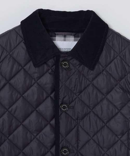 MACKINTOSH PHILOSOPHY（ﾏｯｷﾝﾄｯｼｭ ﾌｨﾛｿﾌｨｰ）の「高密度タフタ WARENFORD（ウァレンフォード）（ブルゾン・メンズ・ダークネイビー/ベージュ系その他4/ブラック・38/42/40）」の6枚目の写真