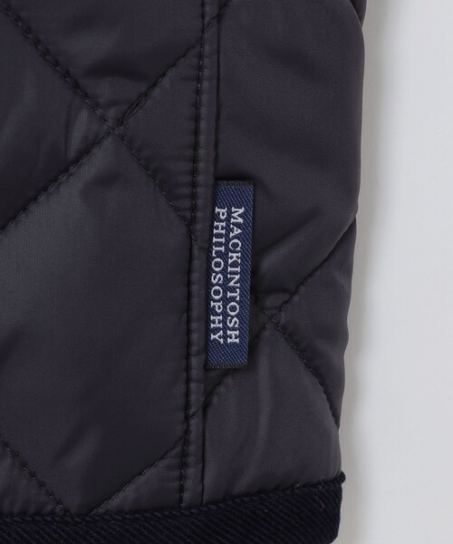 MACKINTOSH PHILOSOPHY（ﾏｯｷﾝﾄｯｼｭ ﾌｨﾛｿﾌｨｰ）の「高密度タフタ WARENFORD（ウァレンフォード）（ブルゾン・メンズ・ダークネイビー/ベージュ系その他4/ブラック・38/42/40）」の10枚目の写真