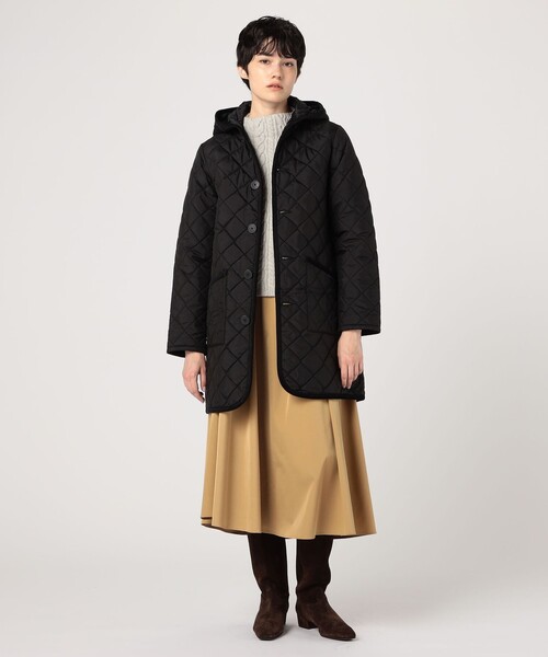 LAVENHAM（ラベンハム）の「LAVENHAM BRUNDON コート（その他アウター・レディース・ブラック/ベージュ・10）」の3枚目の写真