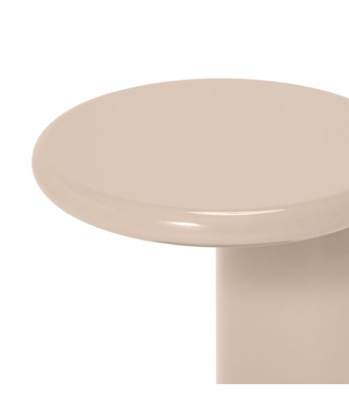 カラット サイドテーブル ベージュ(φ380)（家具）｜Francfranc（フラン