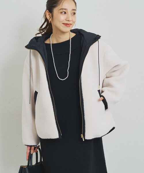 un dix cors（アンディコール）の「《ラフな抜け感を演出》配色フード