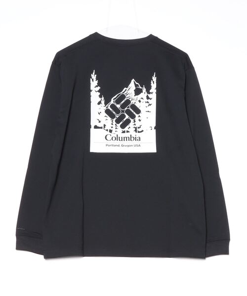 Columbia(コロンビア)の「コロンビア アーバンハイクグラフィックロングスリーブTシャツ(Tシャツ/カットソー・メンズ・ブルーグレー/ブラック/オフホワイト・M/L/LL/S)」の4枚目の写真