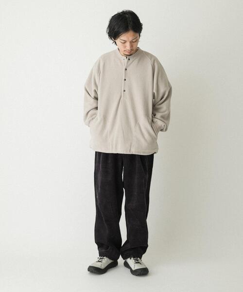 EKAL（エカル）の「『UR TECH』 フリースプルオーバー（Tシャツ/カットソー・メンズ・オレンジ/ベージュ系その他/ブラック・LARGE/MEDIUM）」の8枚目の写真