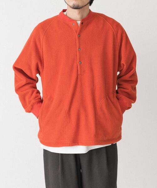 EKAL（エカル）の「『UR TECH』 フリースプルオーバー（Tシャツ/カットソー・メンズ・オレンジ/ベージュ系その他/ブラック・LARGE/MEDIUM）」の17枚目の写真