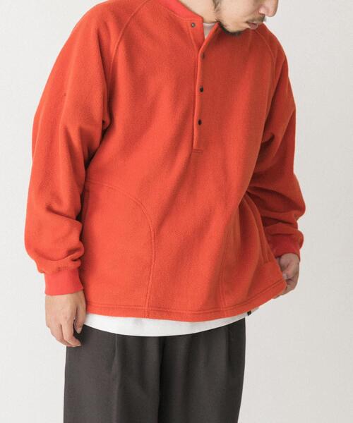 EKAL（エカル）の「『UR TECH』 フリースプルオーバー（Tシャツ/カットソー・メンズ・オレンジ/ベージュ系その他/ブラック・LARGE/MEDIUM）」の18枚目の写真