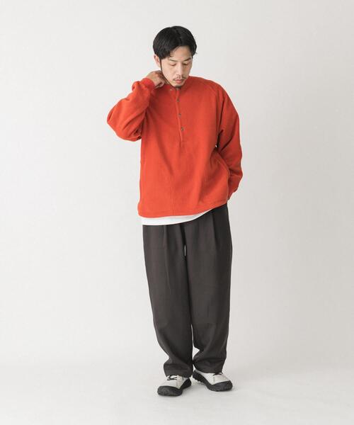 EKAL（エカル）の「『UR TECH』 フリースプルオーバー（Tシャツ/カットソー・メンズ・オレンジ/ベージュ系その他/ブラック・LARGE/MEDIUM）」の20枚目の写真